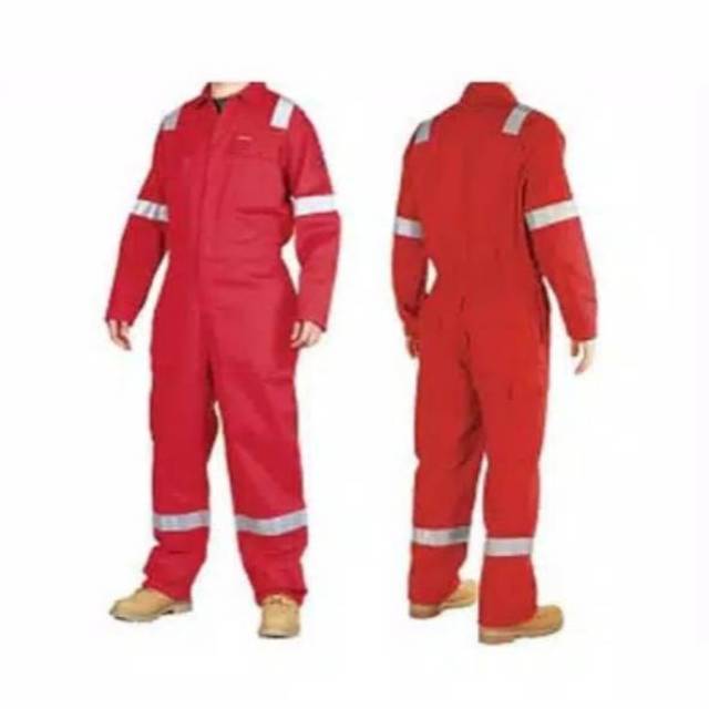 werpak / werpack / wearpack Coverall Safety / Seragam proyek / seragam bengkel / Baju kerja / Damkar