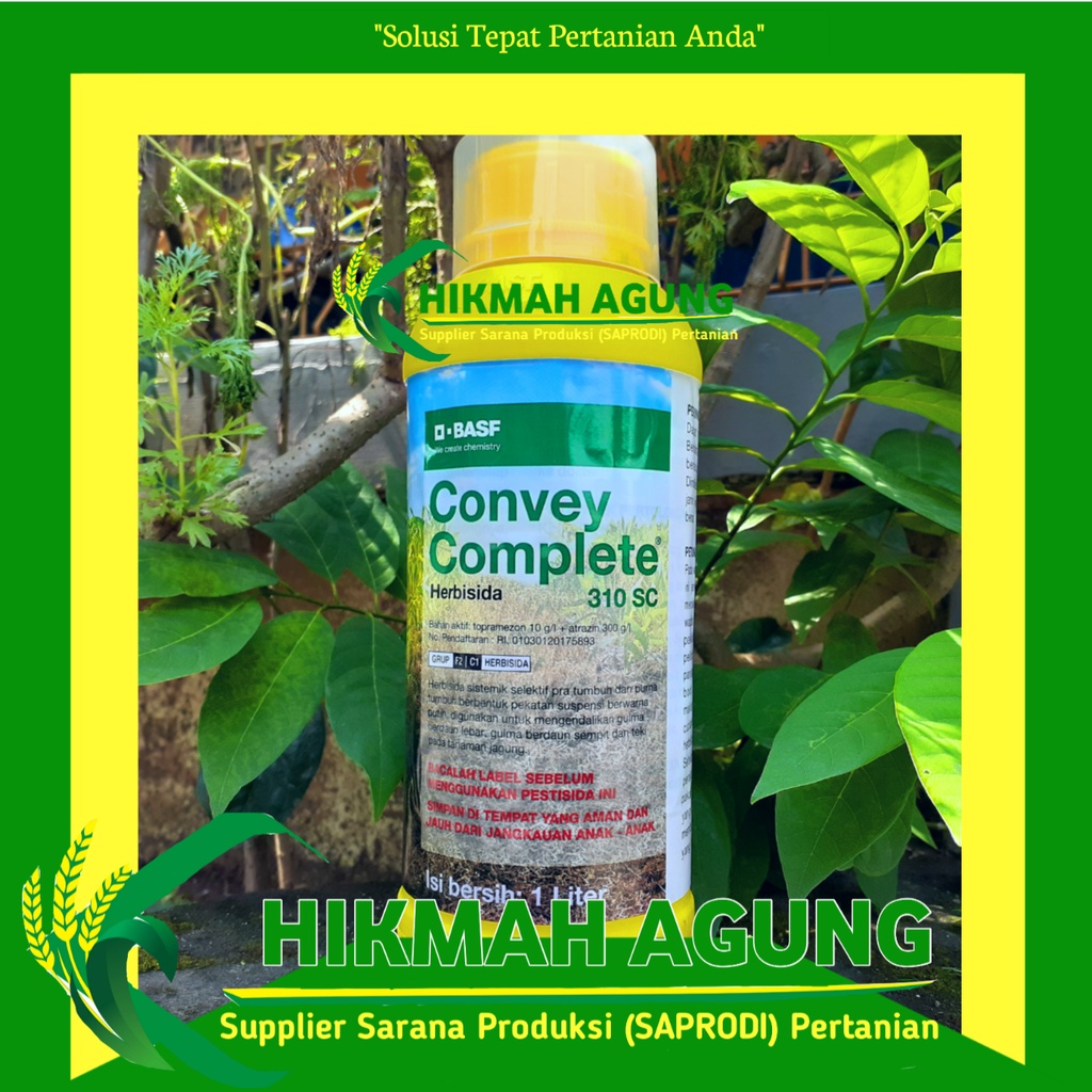 

Convey Complete 310 SC 1L Herbisida Sistematik Selektif Pra Tumbuh Dan Purna Tumbuh