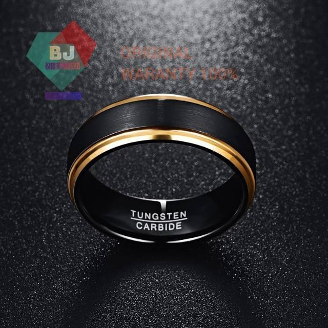 Cincin Tungsten Baja Ceramic Kualitas Premium Carbide Cincin Super