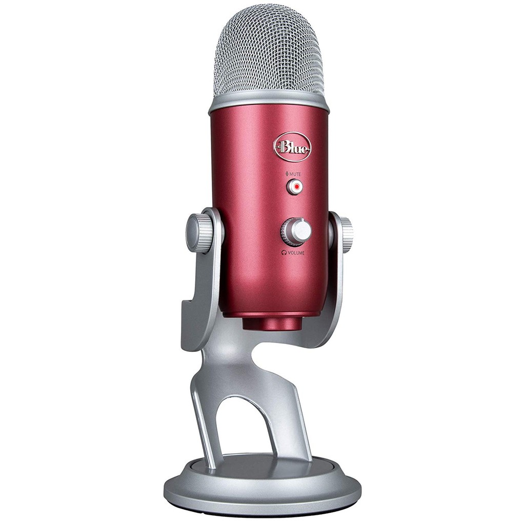 BLUE Microphones YETI USB Microphone - Steel Red Edition (New Color from Blue Yeti Microphones)