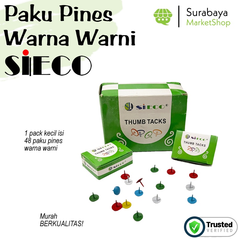 Paku Pines Sieco Warna Warni (1 Pack Kecil)