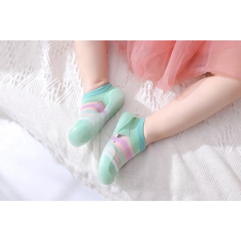 Sepatu Bayi Baby Newborn Kaos Kaki Bayi Prewalker Shoes Baby Antislip Alas Karet Korea Lucu Murah