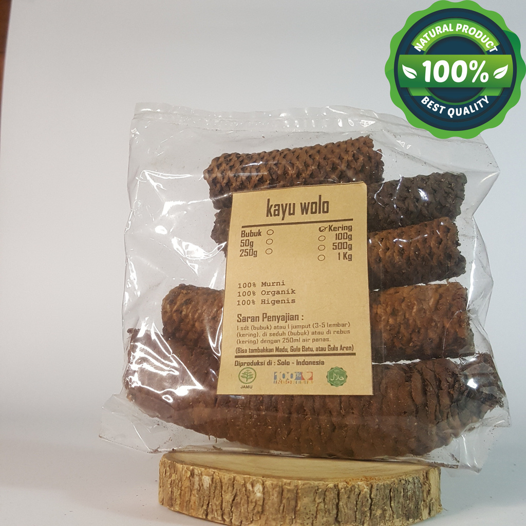 

KAYU WOLO / KAYU LANANG KERING 100 GRAM - Oroxylum Indicum - MUR