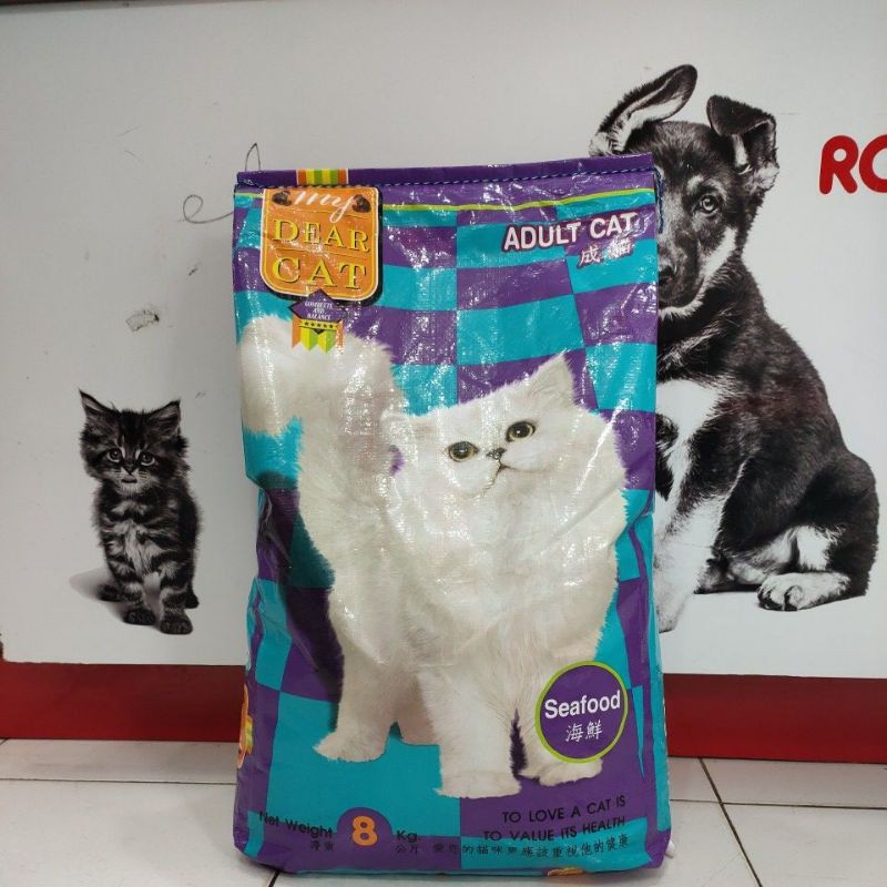 MY DEAR CAT SEAFOOD 8KG FRESHPACK, CAT FOOD 8KG MAKANAN KHUSUS UNTUK KUCING