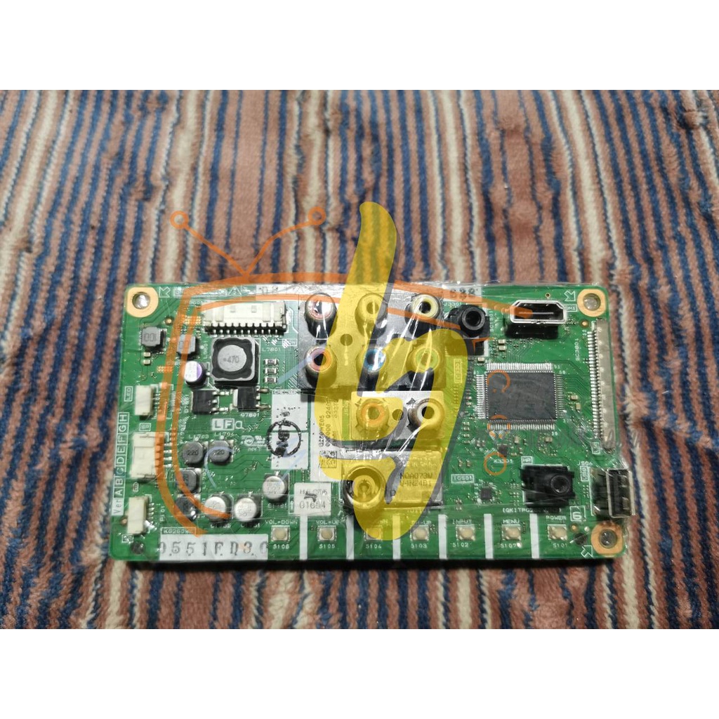 Motherboard TV SHARP LC24LE1701 - Mb - Micom - MODEL TV LC-24LE1701