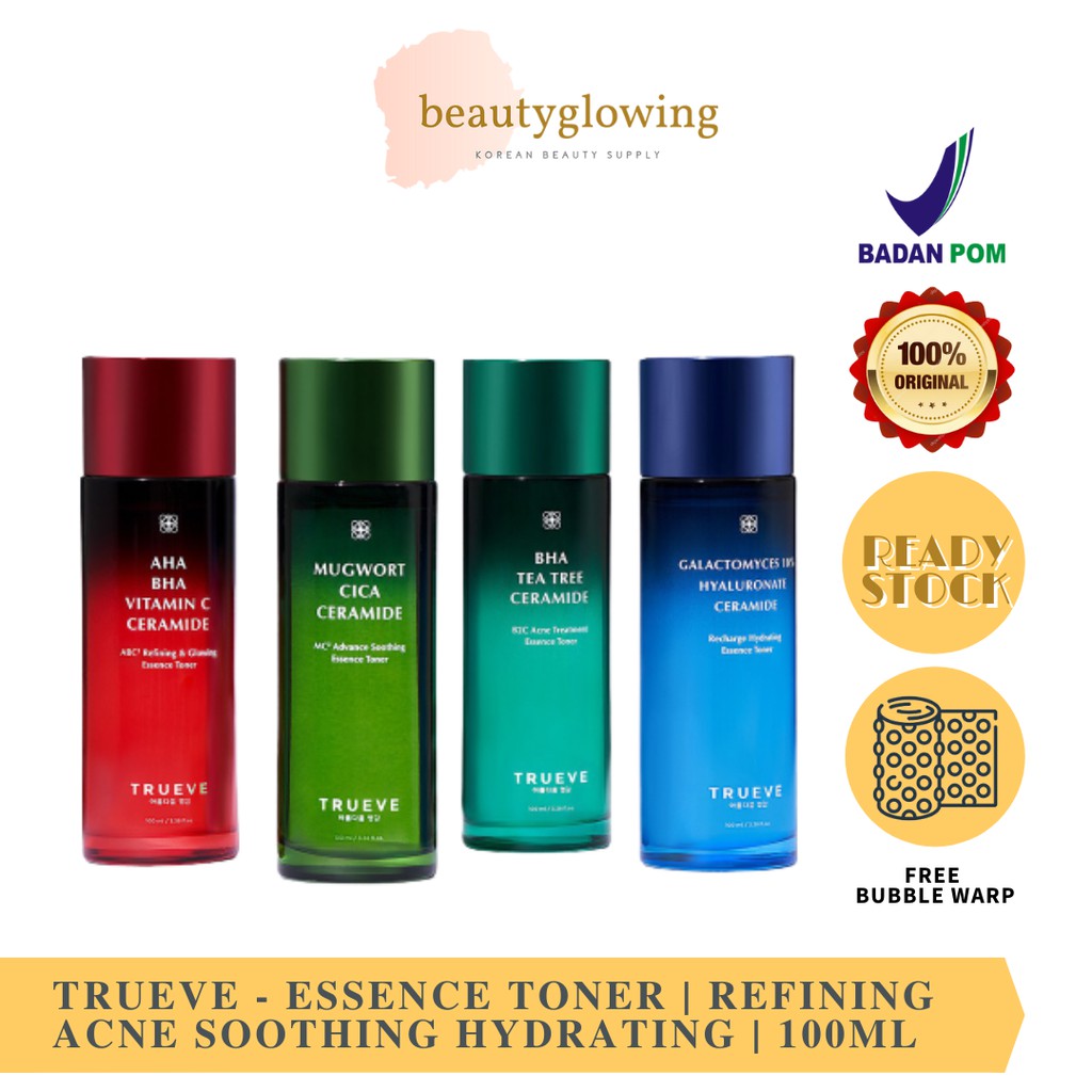 [BPOM] TRUEVE Essence Toner | Refining Acne Soothing Hydrating Essence Toner