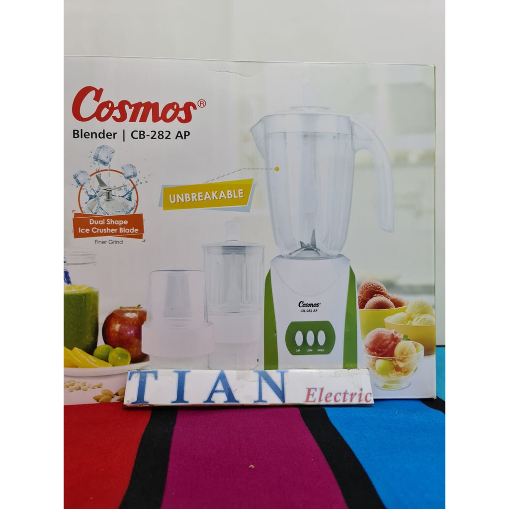 COSMOS CB-282AP Blender PLastik 2 Liter (Anti Pecah)