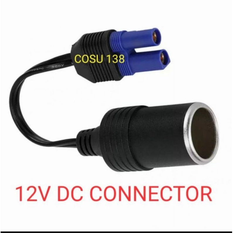 soket connector DC 12v powerbank jump