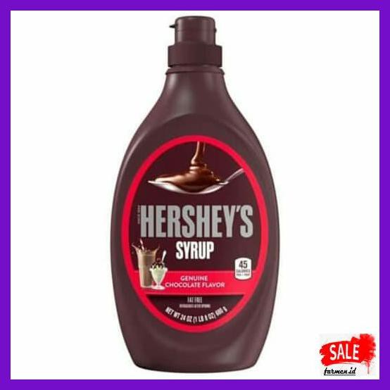 

RETLEMCOKLAT- HERSHEY COKLAT SYRUP KEMASAN 680ML EXP MEI 2021 -ASLII.