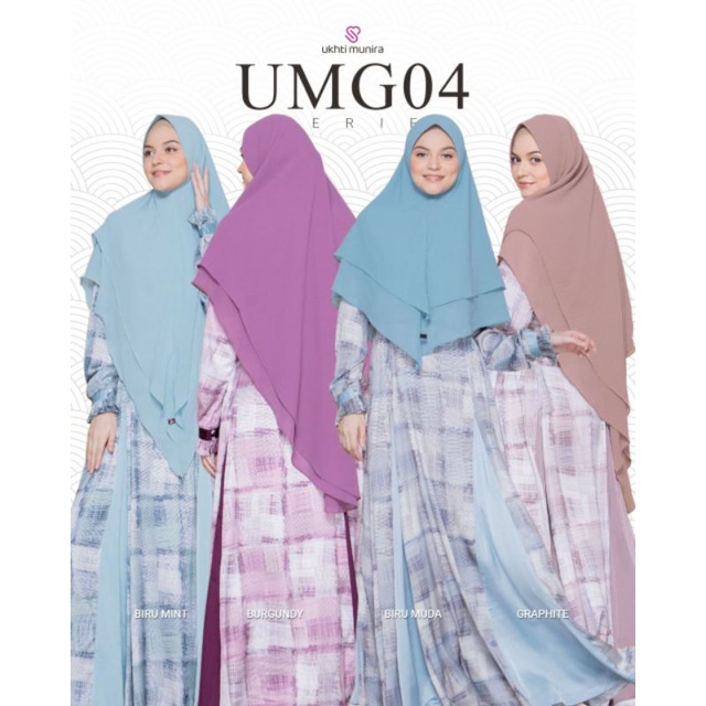 UMG04 GAMIS UKHTI ARMANI SILK PREMIUM DRESS BAJU MUSLIMAH