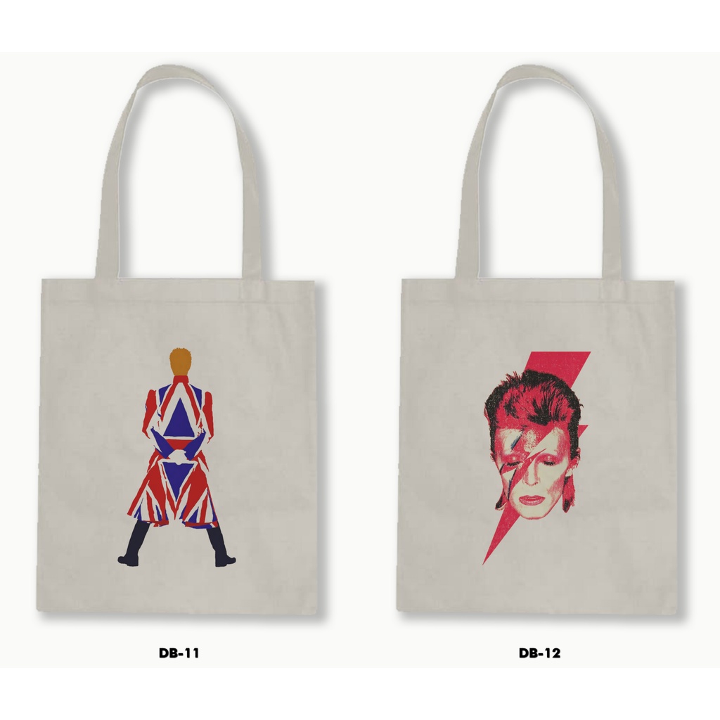 TOTE BAG BLACU - DAVID BOWIE 01