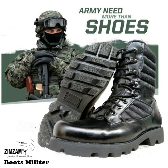 NEWBARU SEPATU PDL PDH JATAH SEPATU POLISI TNI RADIAL KEREN TERBARU