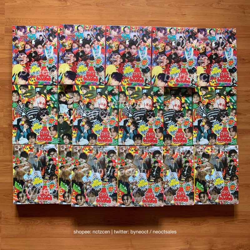 [READY] nct dream 1st full album – 맛 hot sauce photobook ver. 1st press (random & set ver. + poster 