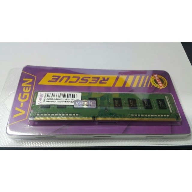 DDR3 VGEN 4GB PC 12800 RESCUE