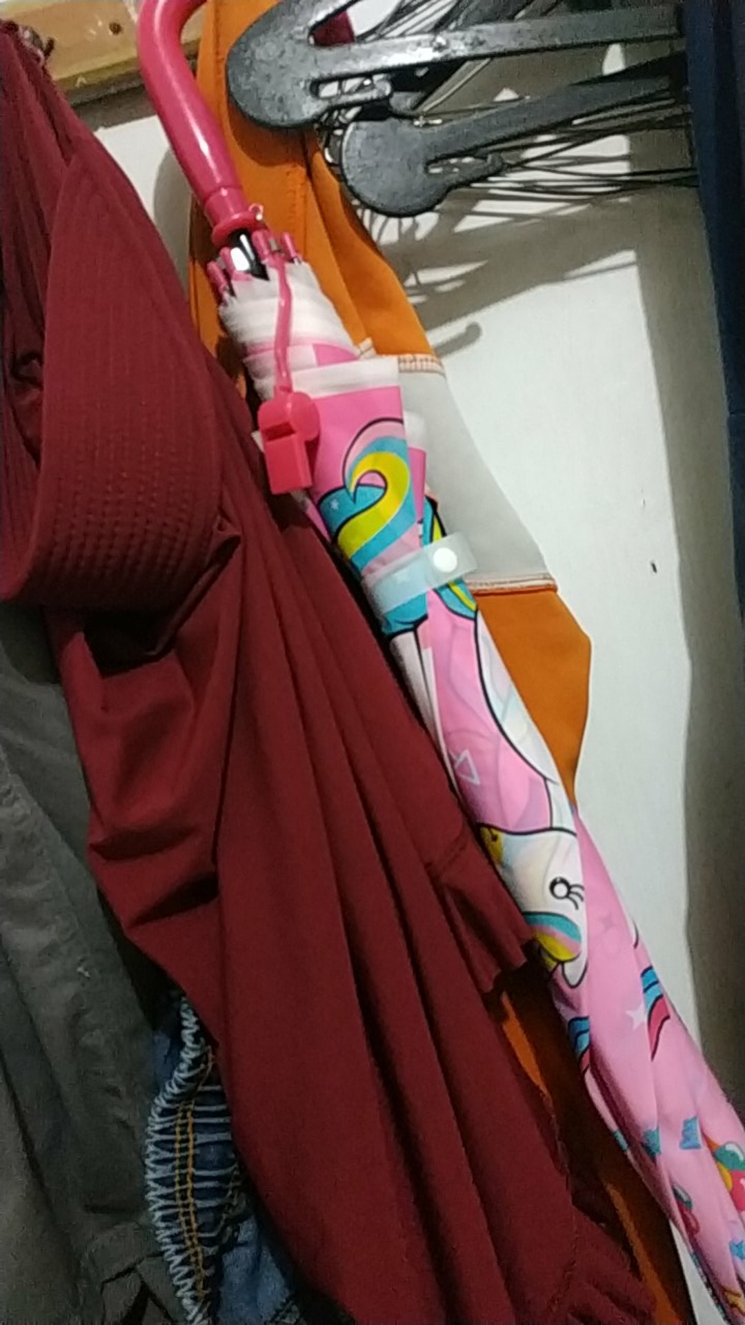 Tcs Payung Anak Unicorn / Pony / Plastik / Semi Transparan / Dof