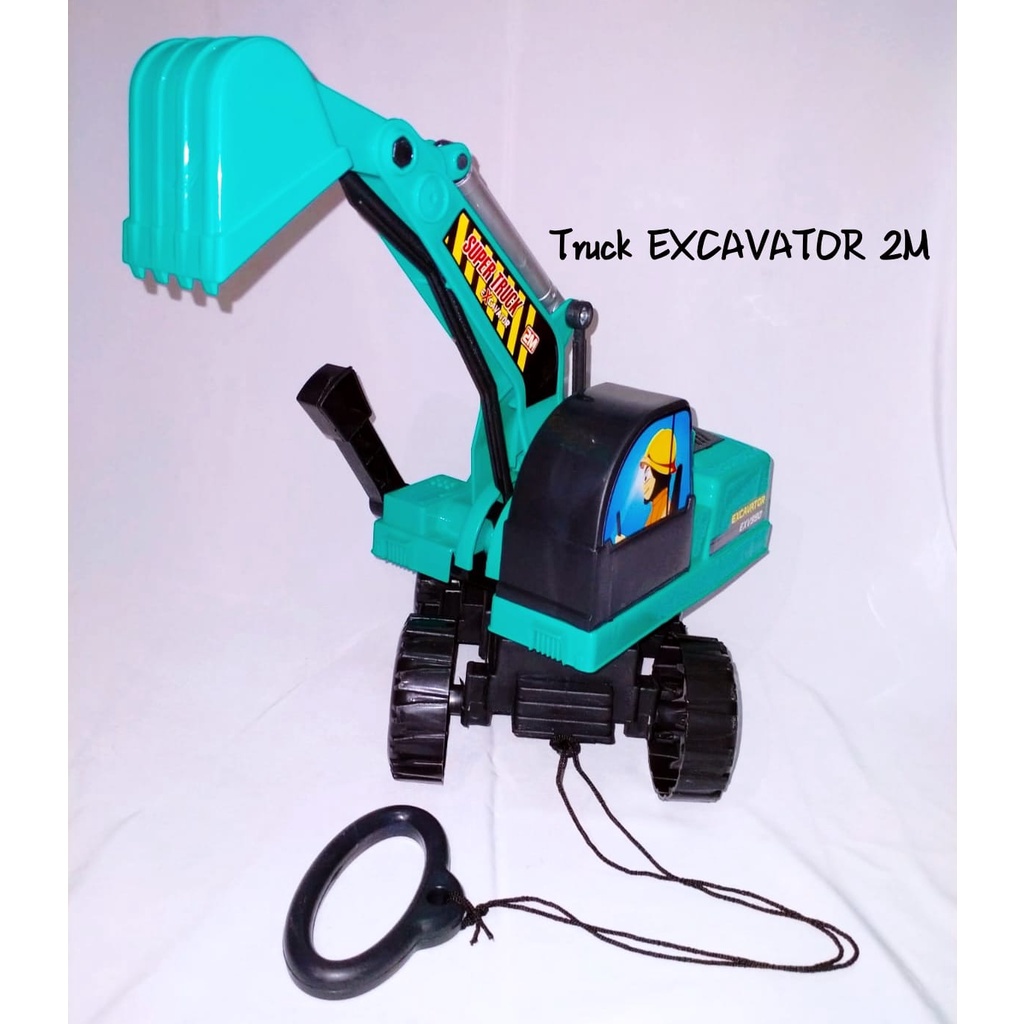 Mainan anak mobil mobilan  truk beko Excavator 2M EXC