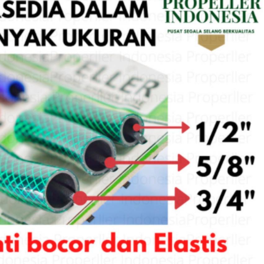 ▼ Selang Air 1/2 50Meter RHINOCEROS Benang Hijau Selang Air Taman Selang Air Elastis ➽