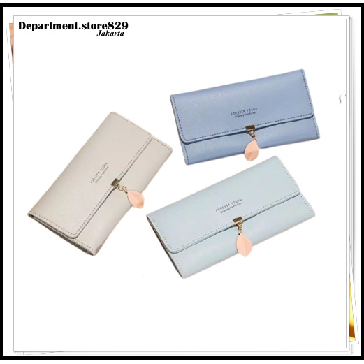 ♥DPS829♥B17 COD Dompet Wanita dompet panjang Impor dompet wanita Panjang Tipis real pic