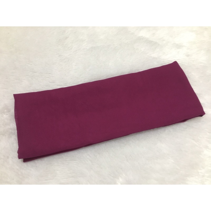 Selendang Sifon Halus / Selendang Chiffon Bali / Senteng Bali (2,4 meter)-Pink Buah Naga