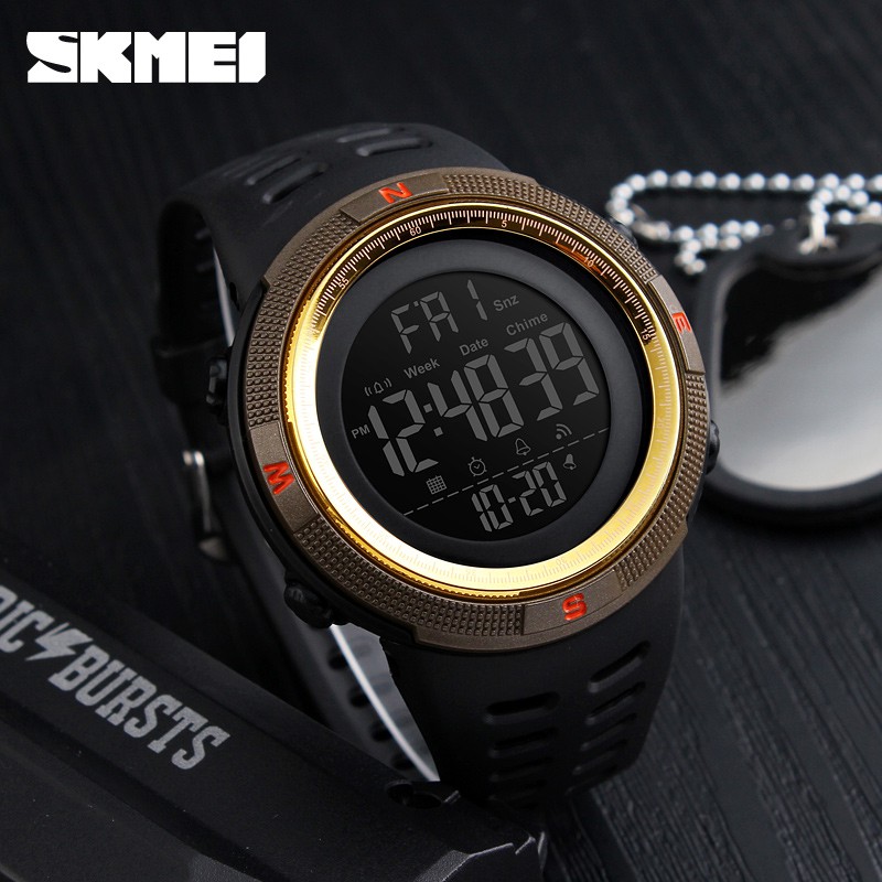 SKMEI Jam Tangan Digital Pria - DG1251 - Gold