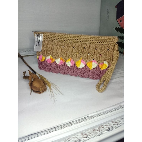 dompet rajut motif crocodile dompet hp dompet makeup dompet koin