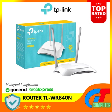 TP-LINK TL-WR 840N TL-WR840N 300MBps Wireless Router 2 Antenna