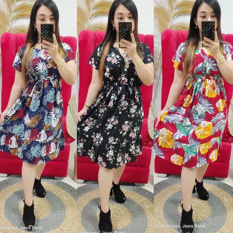 Daster kekinian / daster kekinian jumbo / daster kekinian jumbo busui / baju daster murah / setelan 