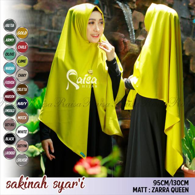 SEGITIGA INSTANT SYAR'I || SAKINAH SYAR'I INSTANT BY RAISA HIJAB ORI