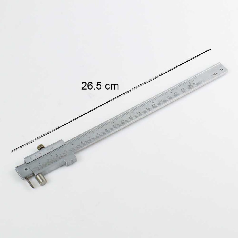 Jangka Sorong Vernier Caliper Micrometer 20 cm Akurasi 0.05mm