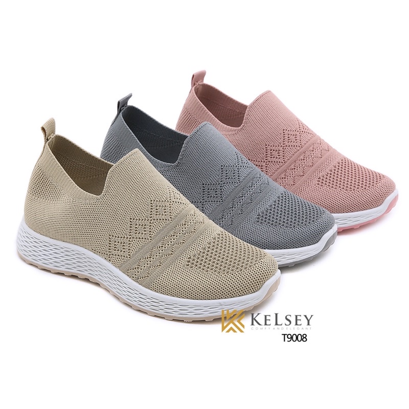 NICOLE SEPATU SNEAKERS WANITA KELSEY #T9008  SEPATU FLYKNIT WANITA NYLON SNEAKERS CASUAL IMPORT