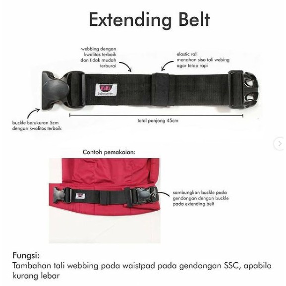 Extending Belt Nana BabyCarrier