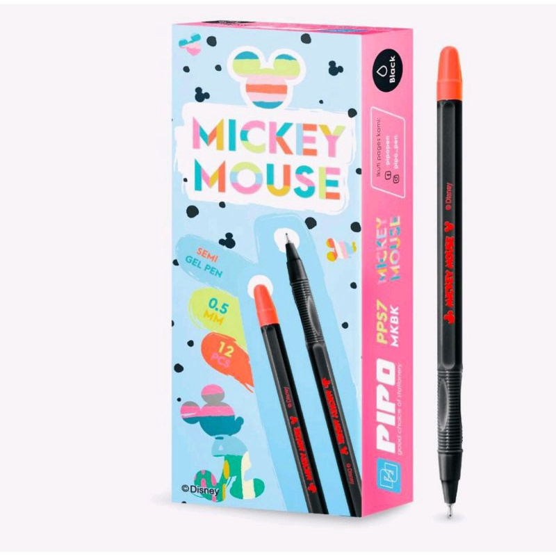 

PIPO Mickey Disney Mickey Mouse Semi Gel Pen PPS 7