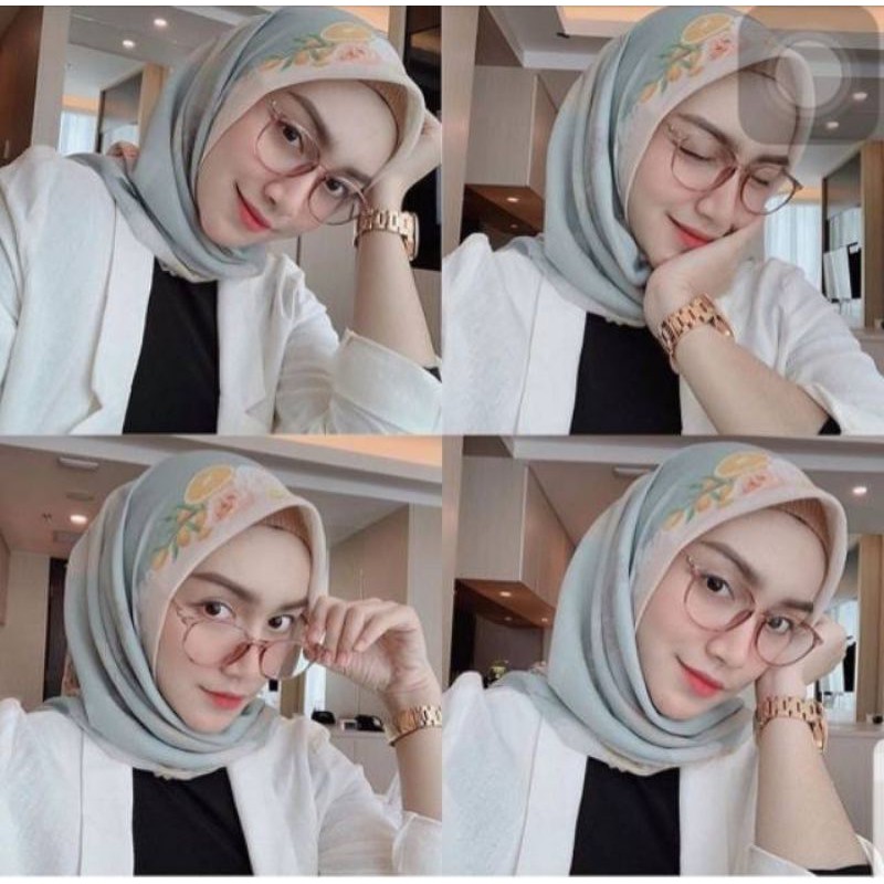 Frame Kacamata 21471 nissa sabyan aksesoris fashion wanita kekinian