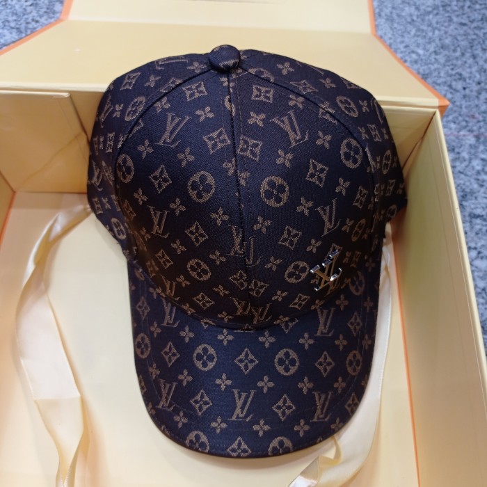 topi baseball lv import quality+box magnet paperbag