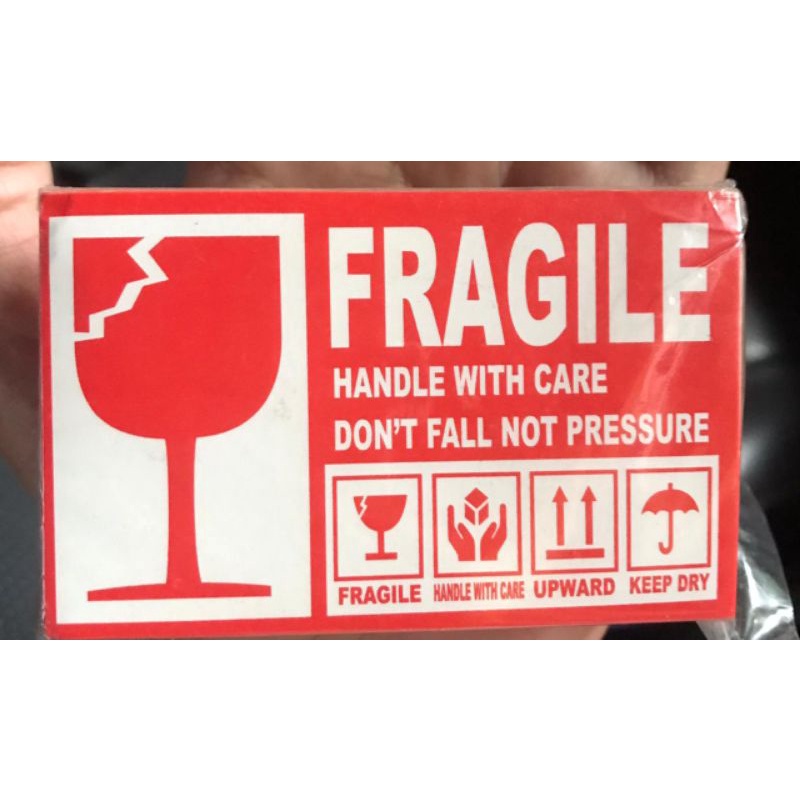 

Sticker Fragile Barang Pecah