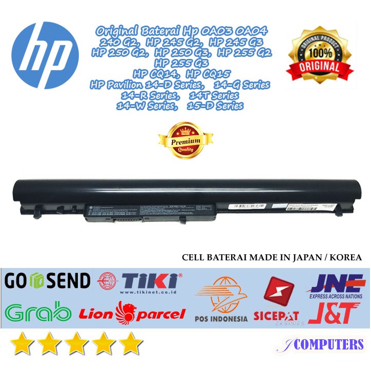 ORIGINAL BATRE BATERAI LAPTOP HP TPN-F112 TPN-F113 TPN-F114 TPN-F15 TPN-C113 TPN-C114 71004