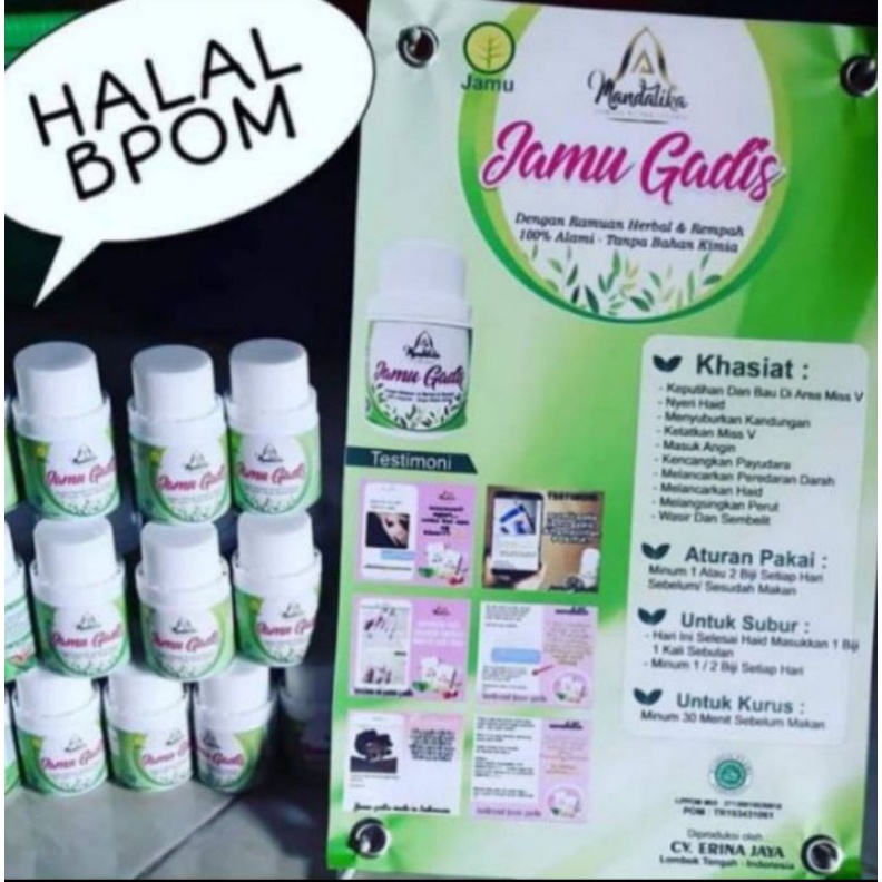 

JAMU GADIS MANDALIKA ORI