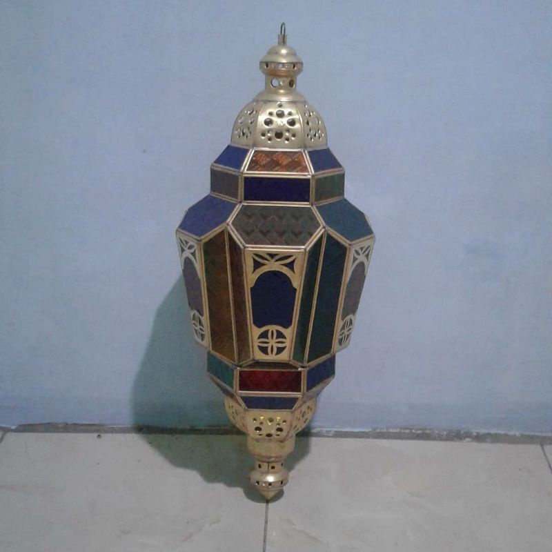 lampu lentera maroko kubah