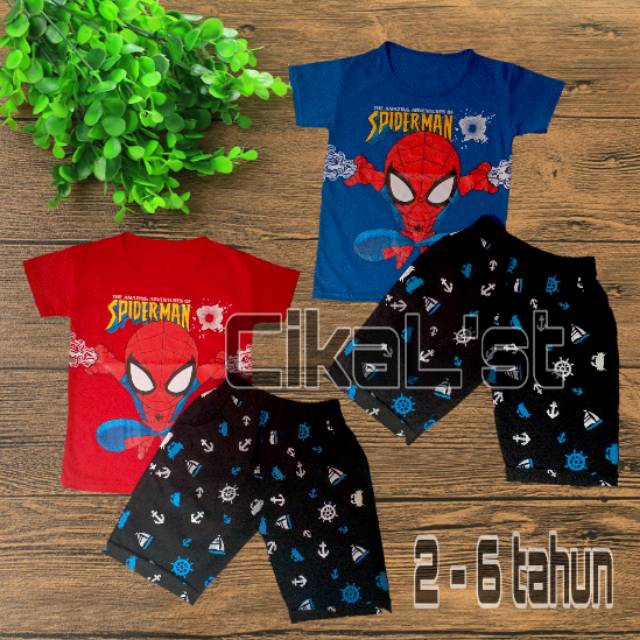 Setelan baju anak /kaos + celana