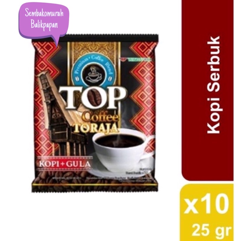 

TOP coffee TORAJA 10x25gr