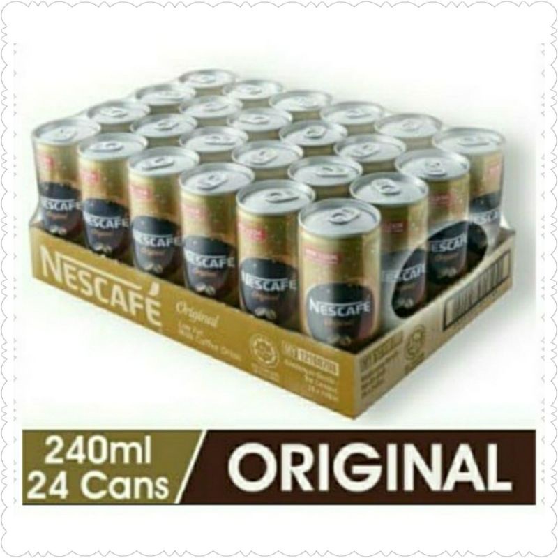 

Nescafe Original Can 220ml 1 dus 24 kaleng