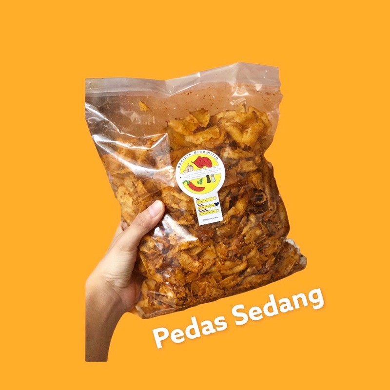 

Keripik Singkong Pedas Sedang