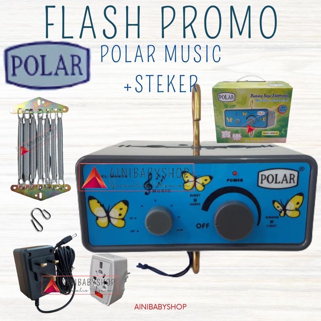 Mesin Polar Timer/MESIN AYUNAN ELEKTRIK BAYI Type MUSIC#Ainibabyshop FLASH PROMO