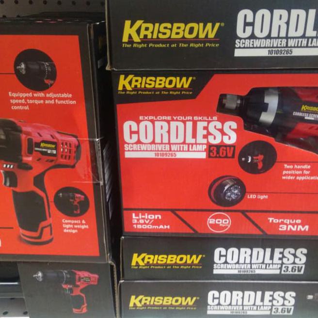 krisbow tool kit cordless