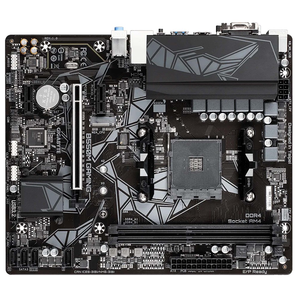 GIGABYTE B550M GAMING AM4 mATX DDR4 M.2 NVMe USB 3.2 MOTHERBOARD AMD