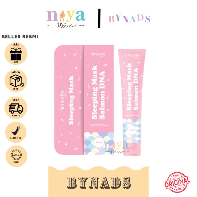 [READY❗️] Moisturizer Originote Sleeping Mask Salmon DNA BYNADS Supple Hydra Bounce Sleeping Mask