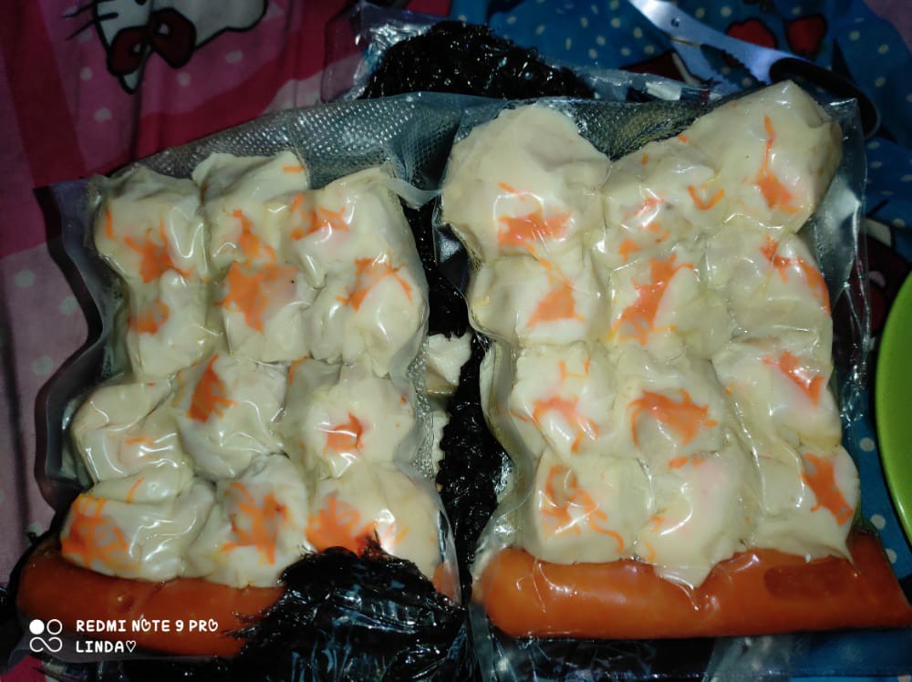 Plastik Vacuum / Vacum Bag Embossed / Plastik Vakum Makanan Embos - Delkochoice Ukuran Besar Satuan