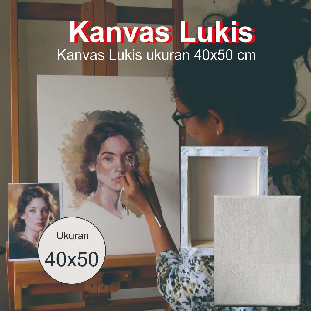 Kanvas Lukis 40x50 Canvas Lukis 40 X 50 Cm