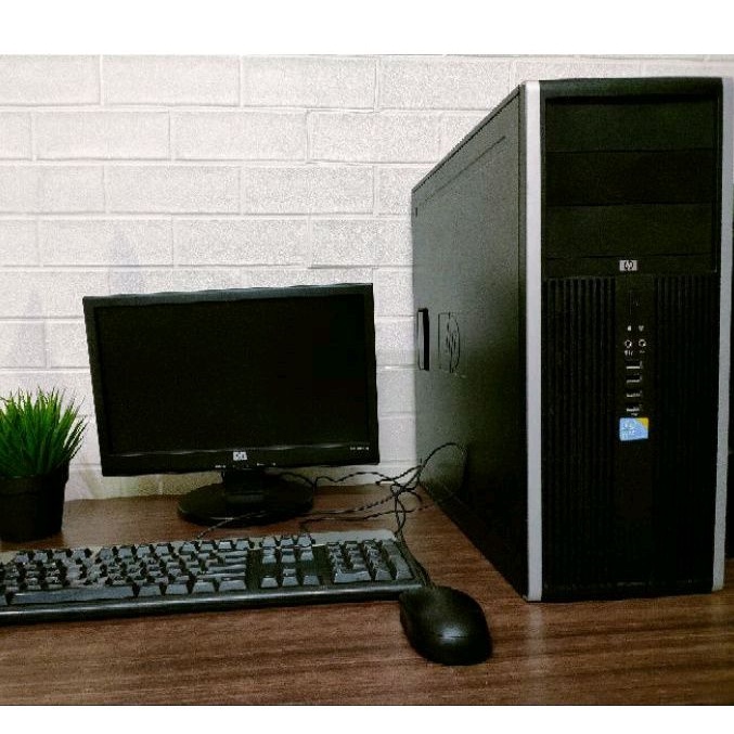 Paketan PC HP Core 2 Duo DDR 3 Ram 4 GB HDD 250 Monitor HP 16&quot; Key+Mou