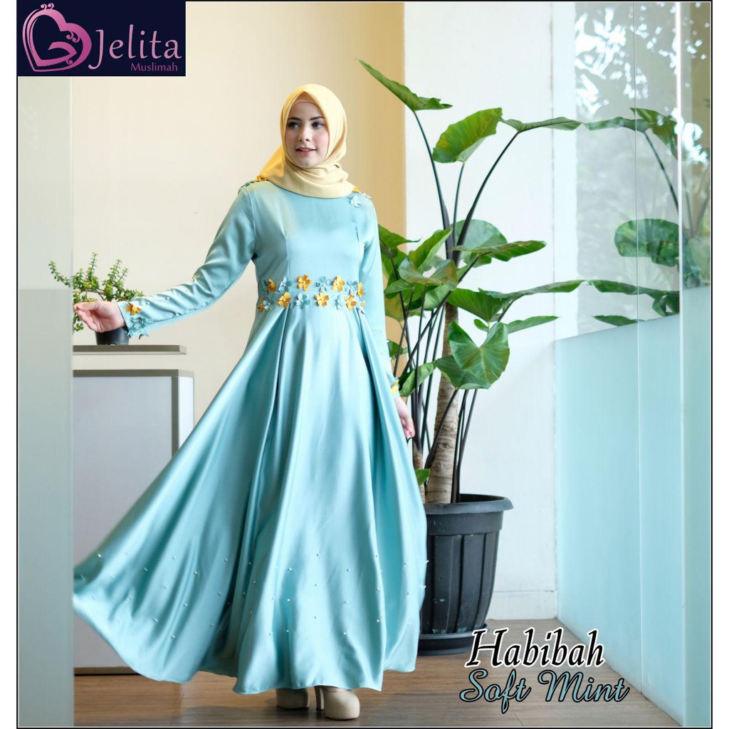 HABIBAH DRESS JELGANT GAMIS PESTA